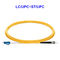 LC UPC ST UPC Fiber Optic Jumper Cables , Single Core Fiber Optic Lan Cable